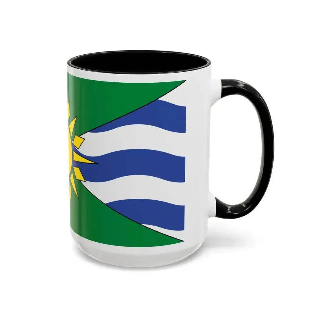 Flag of Orillia Ontario Canada - Accent Coffee Mug - Go Mug Yourself