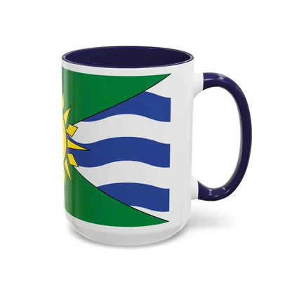 Flag of Orillia Ontario Canada - Accent Coffee Mug - Go Mug Yourself