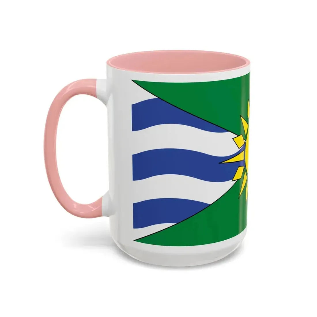 Flag of Orillia Ontario Canada - Accent Coffee Mug - Go Mug Yourself