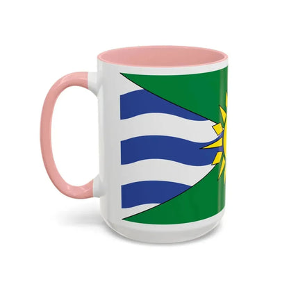 Flag of Orillia Ontario Canada - Accent Coffee Mug - Go Mug Yourself