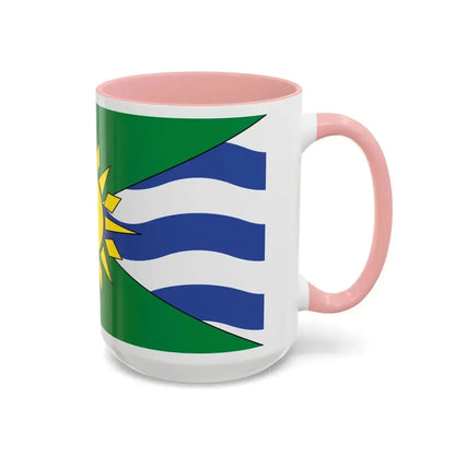 Flag of Orillia Ontario Canada - Accent Coffee Mug - Go Mug Yourself
