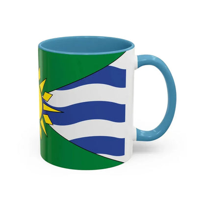 Flag of Orillia Ontario Canada - Accent Coffee Mug - Go Mug Yourself