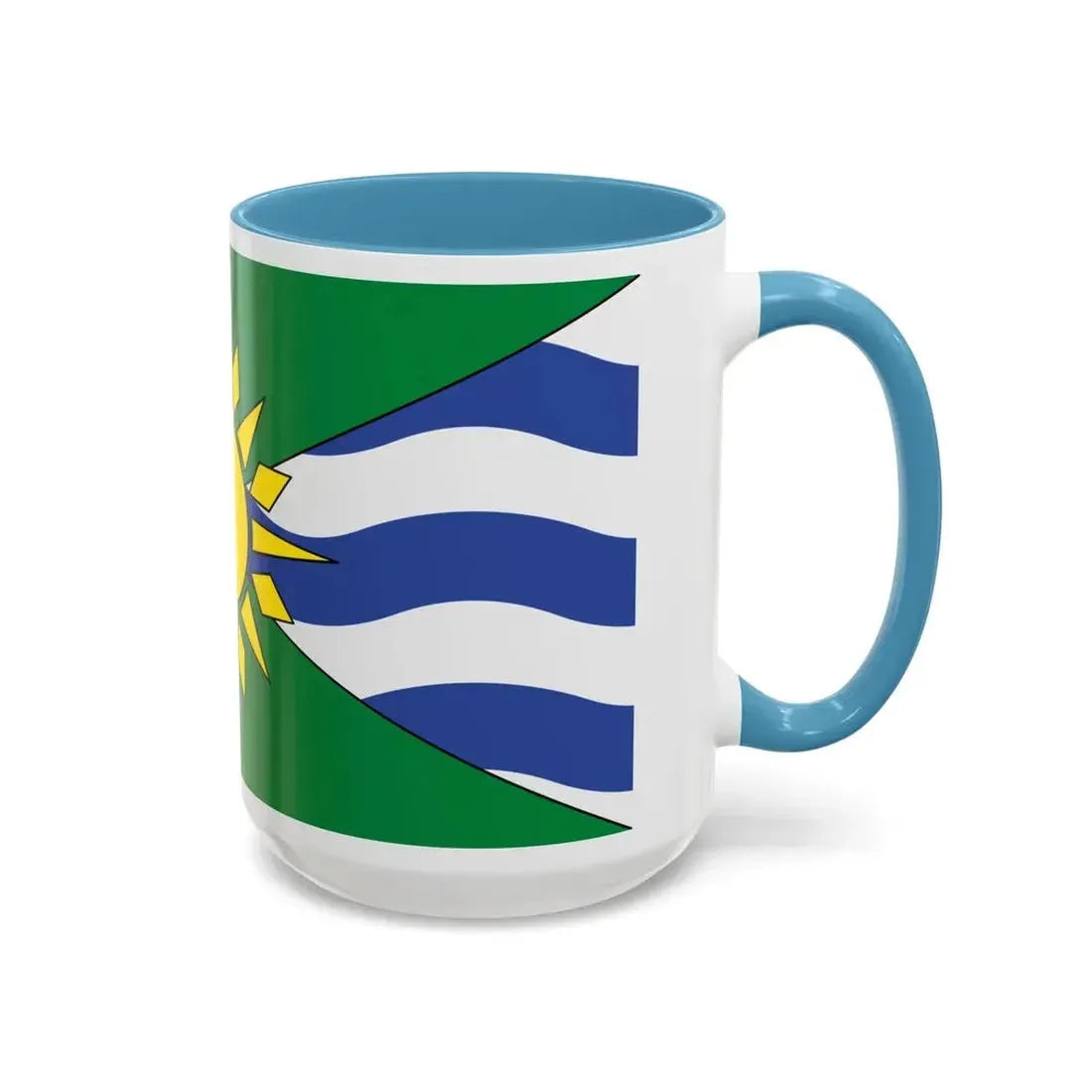 Flag of Orillia Ontario Canada - Accent Coffee Mug - Go Mug Yourself