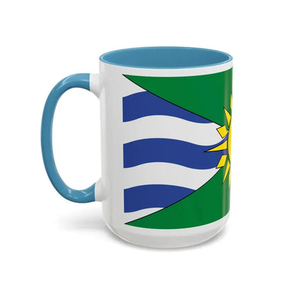 Flag of Orillia Ontario Canada - Accent Coffee Mug - Go Mug Yourself