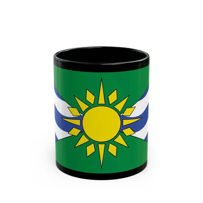Flag of Orillia Ontario Canada - Black Coffee Mug 11oz - Go Mug Yourself