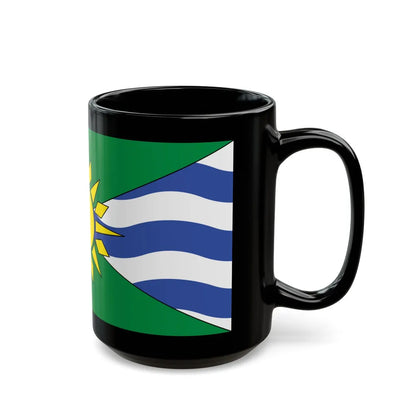 Flag of Orillia Ontario Canada - Black Coffee Mug-Go Mug Yourself