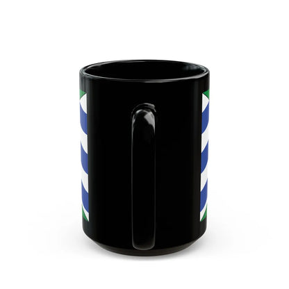 Flag of Orillia Ontario Canada - Black Coffee Mug-Go Mug Yourself