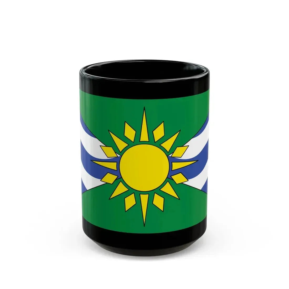 Flag of Orillia Ontario Canada - Black Coffee Mug - Go Mug Yourself