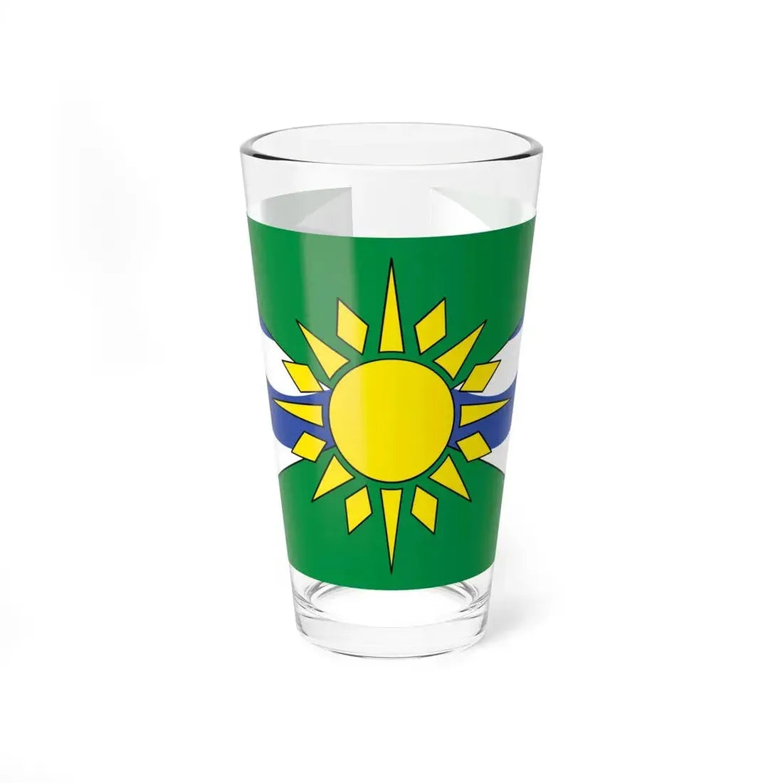 Flag of Orillia Ontario Canada - Pint Glass 16oz 16oz - Go Mug Yourself