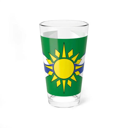 Flag of Orillia Ontario Canada - Pint Glass 16oz 16oz - Go Mug Yourself