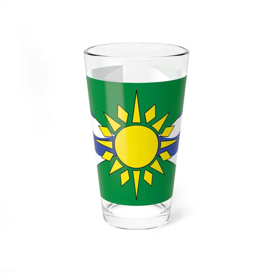Flag of Orillia Ontario Canada - Pint Glass 16oz 16oz - Go Mug Yourself