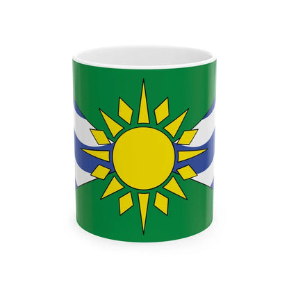 Flag of Orillia Ontario Canada - White Coffee Mug-11oz-Go Mug Yourself