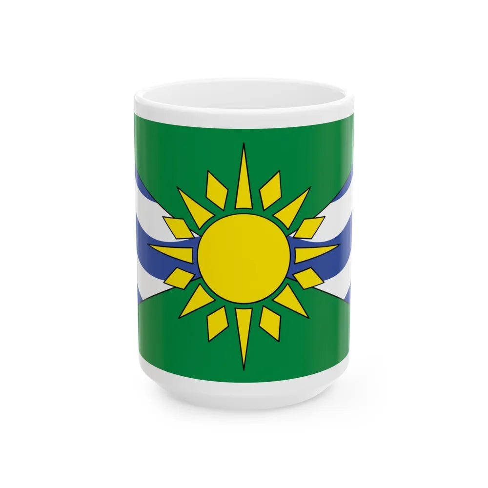 Flag of Orillia Ontario Canada - White Coffee Mug-15oz-Go Mug Yourself