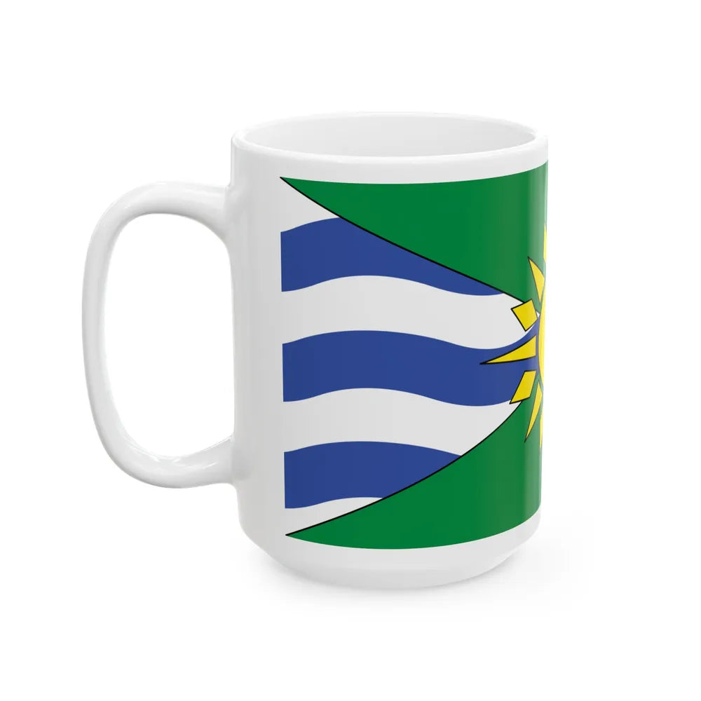 Flag of Orillia Ontario Canada - White Coffee Mug-Go Mug Yourself