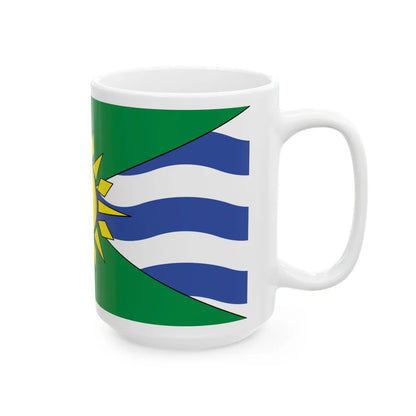 Flag of Orillia Ontario Canada - White Coffee Mug-Go Mug Yourself