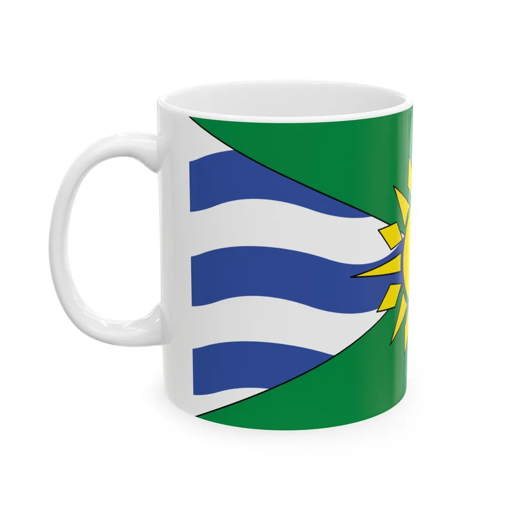 Flag of Orillia Ontario Canada - White Coffee Mug-Go Mug Yourself