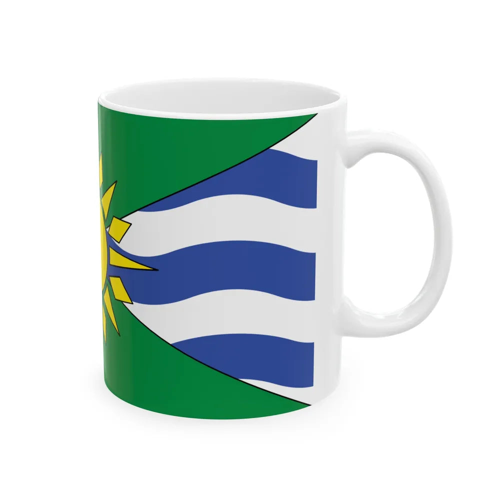 Flag of Orillia Ontario Canada - White Coffee Mug-Go Mug Yourself