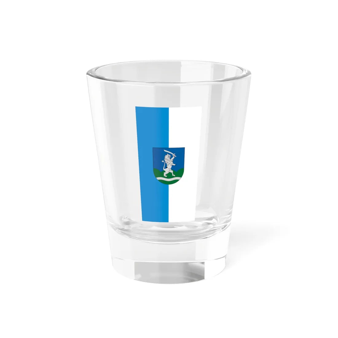 Flag of Oriszentpeter (Hungary) Shot Glass 1.5oz 1.5oz - Go Mug Yourself