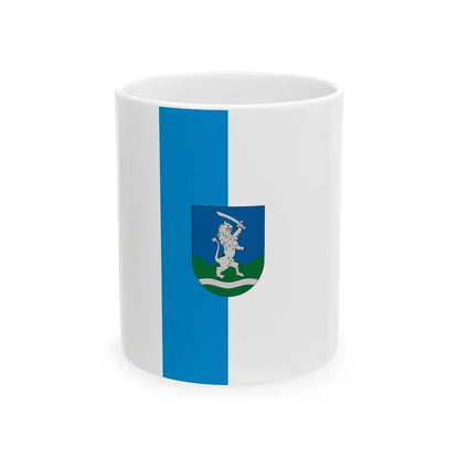 Flag of Oriszentpeter (Hungary) White Coffee Mug 11oz - Go Mug Yourself