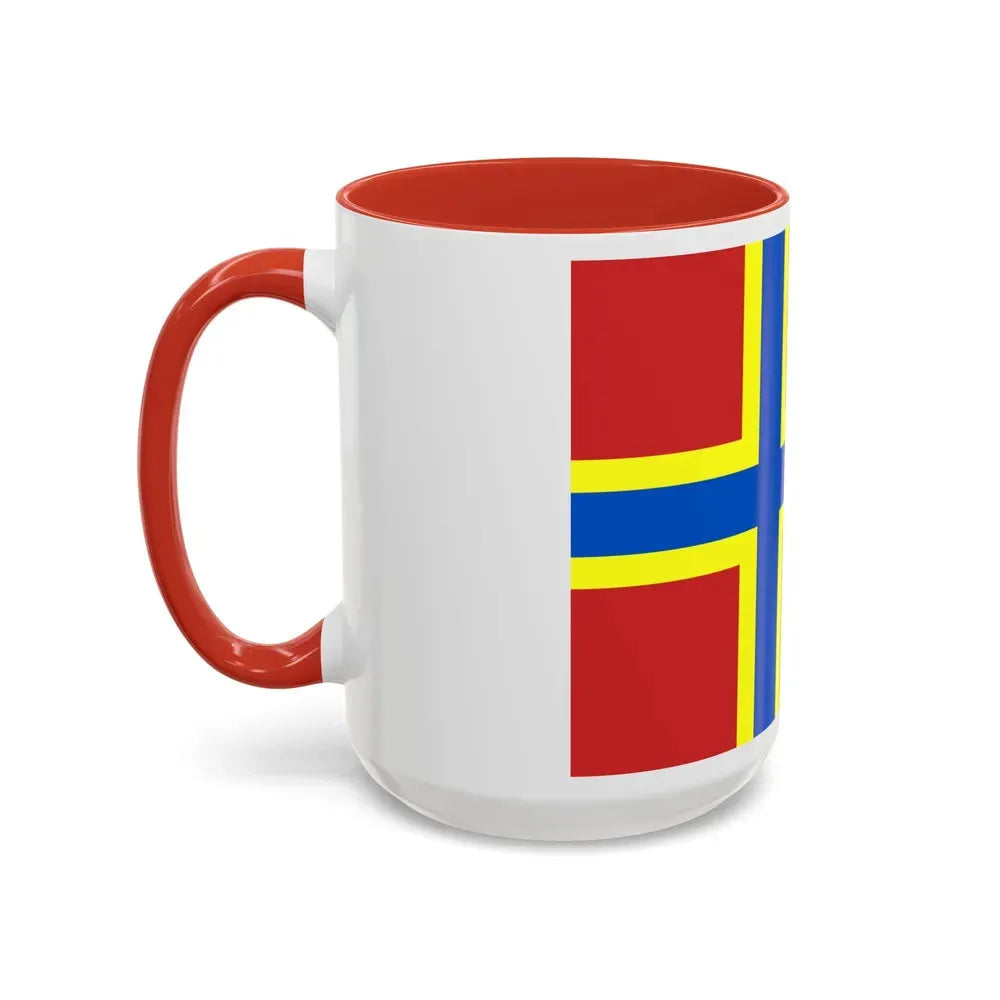 Flag of Orkney UK - Accent Coffee Mug - Go Mug Yourself