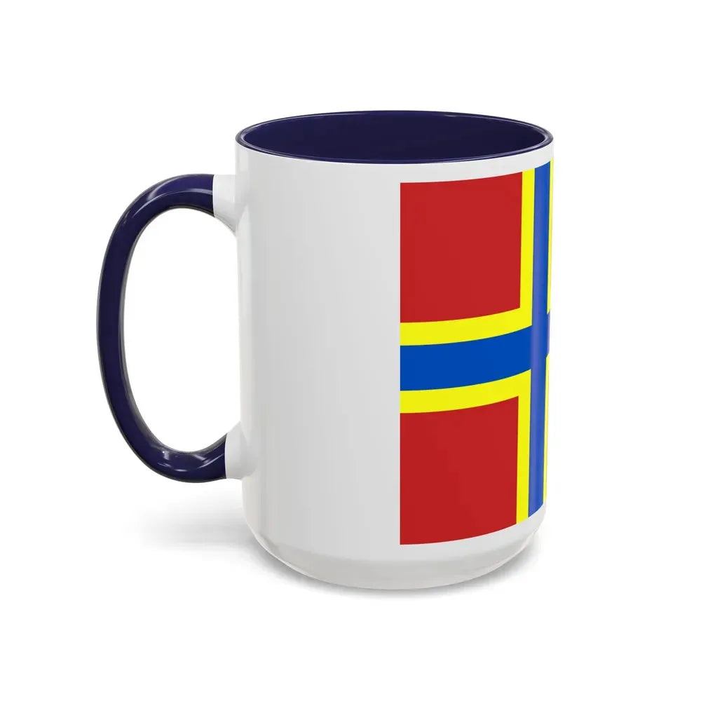 Flag of Orkney UK - Accent Coffee Mug - Go Mug Yourself