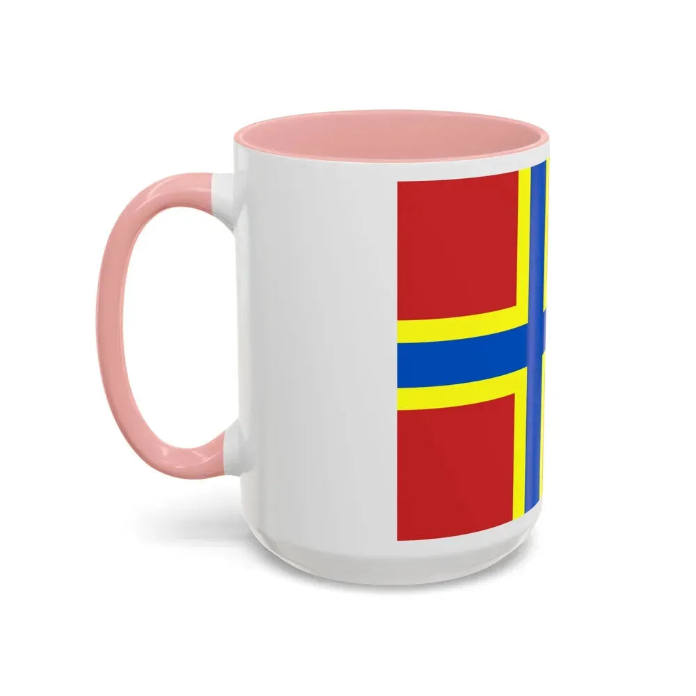 Flag of Orkney UK - Accent Coffee Mug - Go Mug Yourself