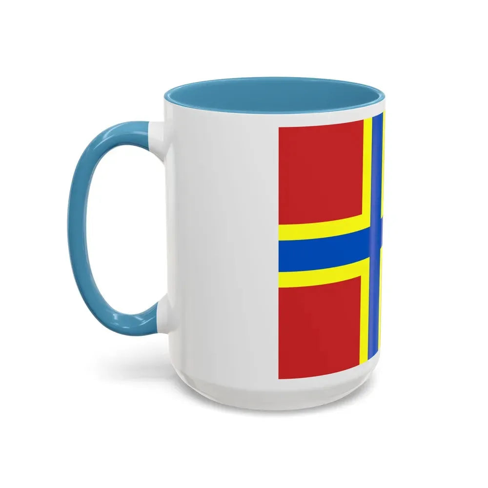 Flag of Orkney UK - Accent Coffee Mug - Go Mug Yourself