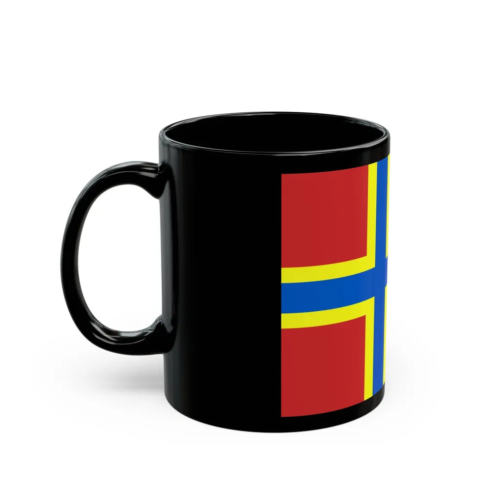 Flag of Orkney UK - Black Coffee Mug-Go Mug Yourself