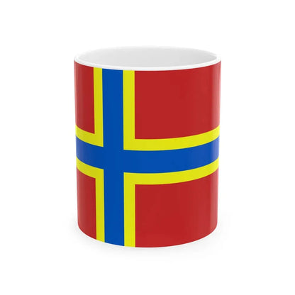 Flag of Orkney UK - White Coffee Mug 11oz - Go Mug Yourself