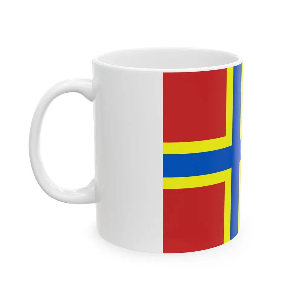 Flag of Orkney UK - White Coffee Mug - Go Mug Yourself