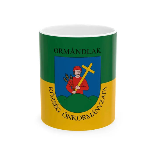 Flag of Ormandlak (Hungary) White Coffee Mug 11oz - Go Mug Yourself