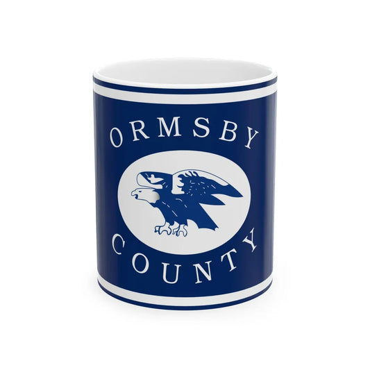 Flag of Ormsby County Nevada 1964-1969 (United States) White Coffee Mug 11oz - Go Mug Yourself