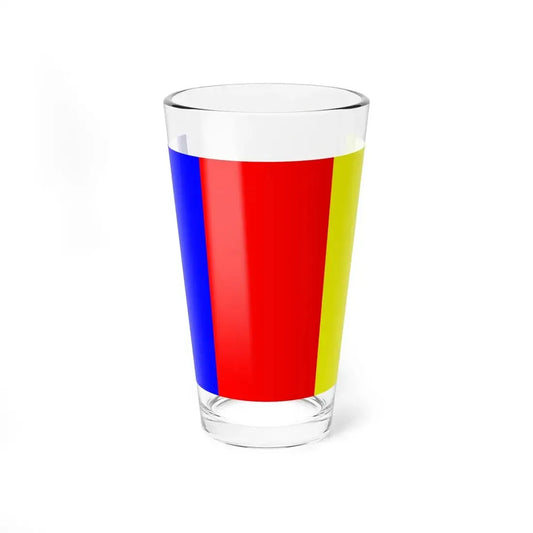 Flag of Ornans (France) Pint Glass 16oz 16oz - Go Mug Yourself