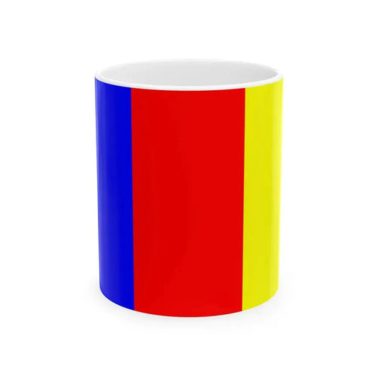 Flag of Ornans (France) White Coffee Mug 11oz - Go Mug Yourself