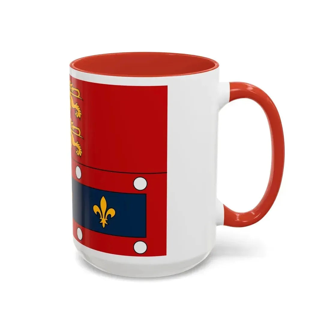 Flag of Orne France 2 - Accent Coffee Mug - Go Mug Yourself