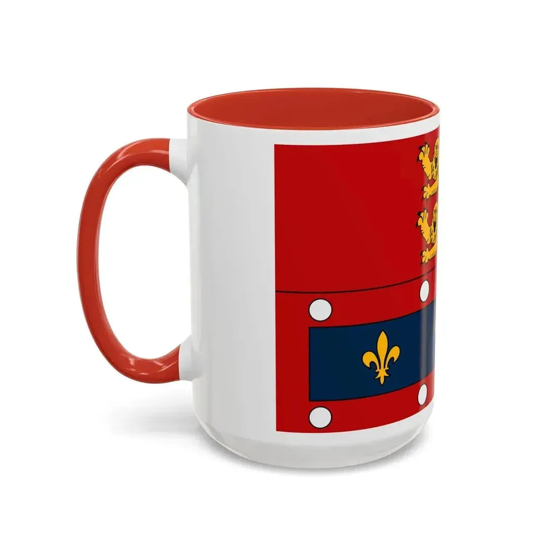 Flag of Orne France 2 - Accent Coffee Mug - Go Mug Yourself