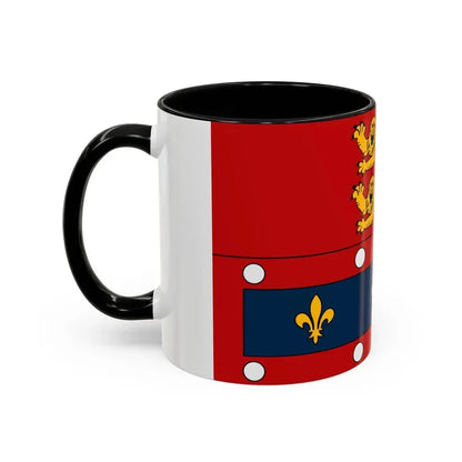 Flag of Orne France 2 - Accent Coffee Mug - Go Mug Yourself