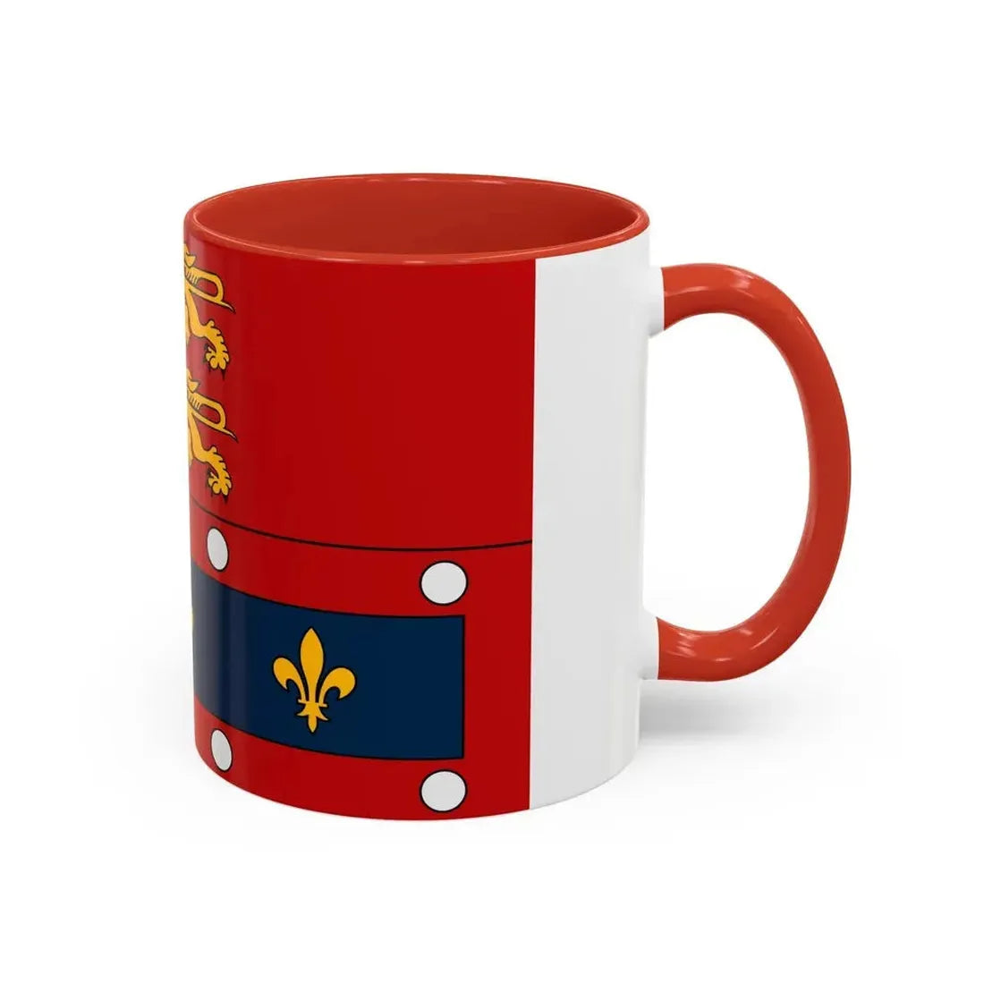 Flag of Orne France 2 - Accent Coffee Mug - Go Mug Yourself