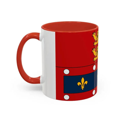 Flag of Orne France 2 - Accent Coffee Mug - Go Mug Yourself