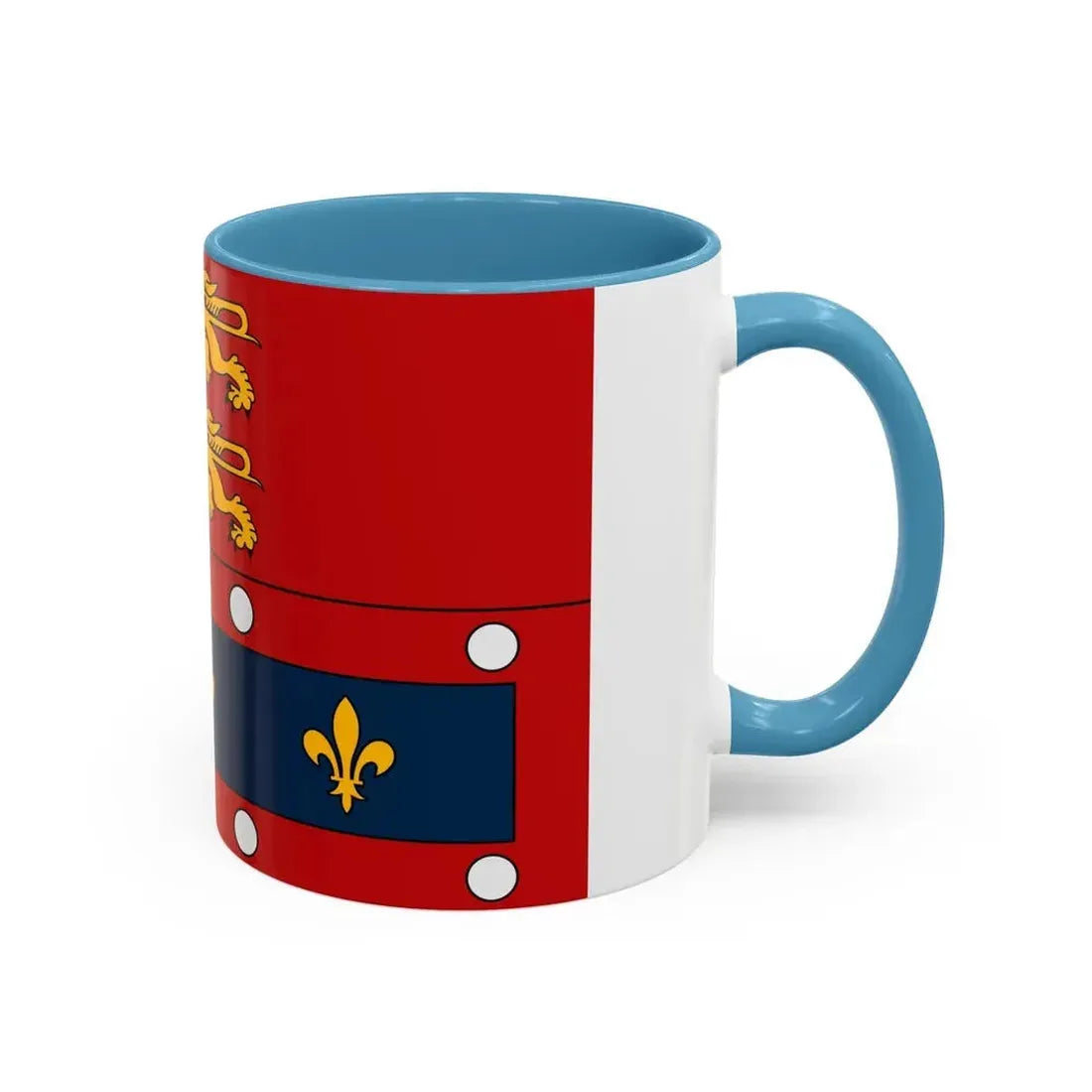 Flag of Orne France 2 - Accent Coffee Mug - Go Mug Yourself