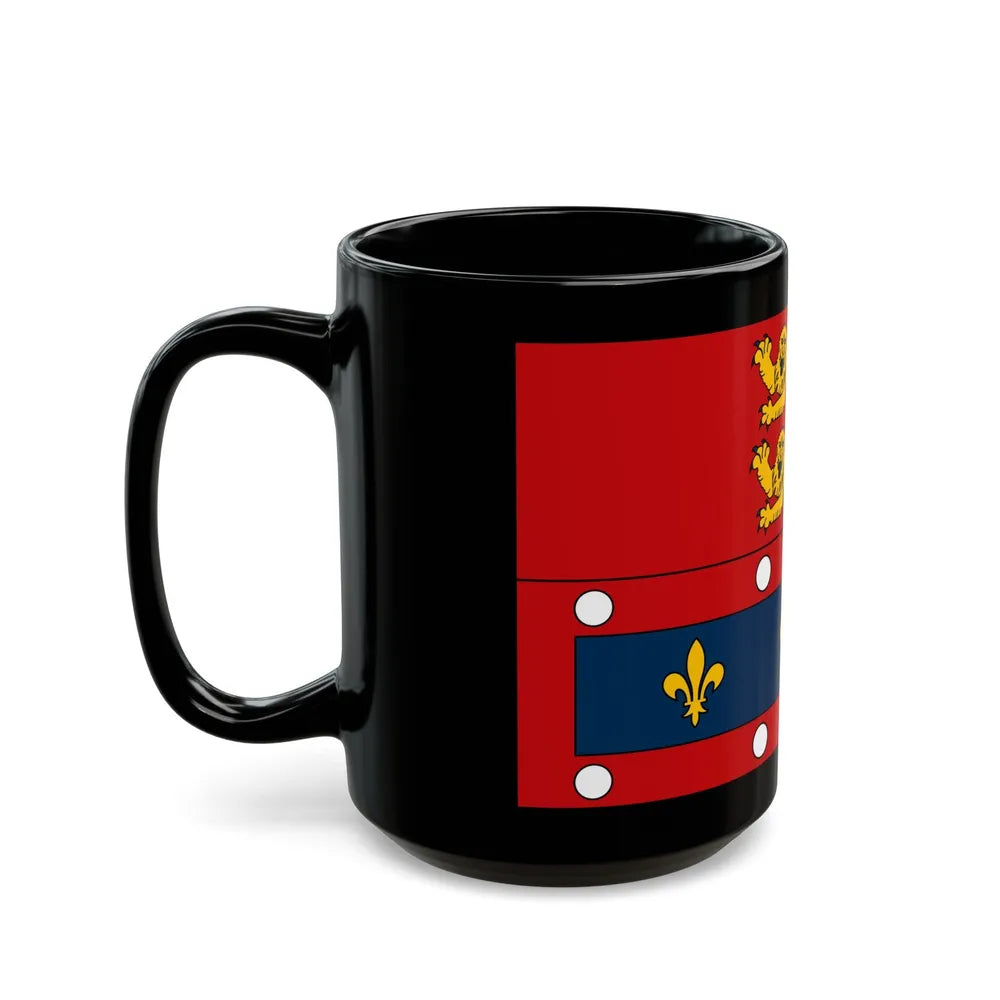 Flag of Orne France 2 - Black Coffee Mug-Go Mug Yourself