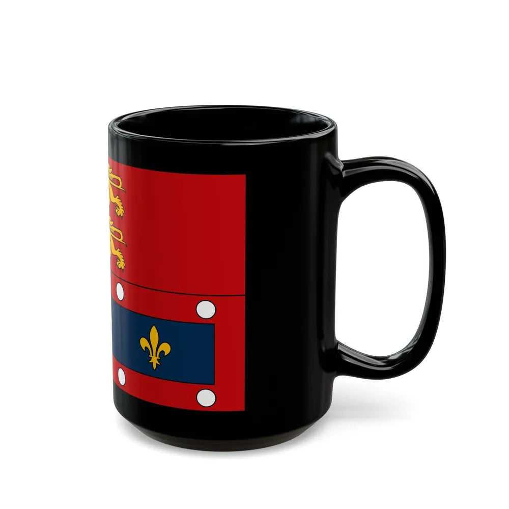 Flag of Orne France 2 - Black Coffee Mug-Go Mug Yourself