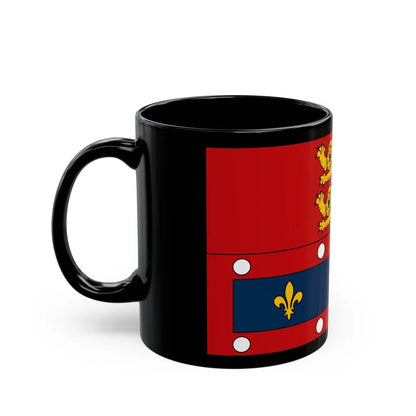 Flag of Orne France 2 - Black Coffee Mug-Go Mug Yourself