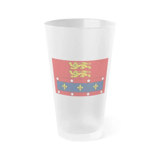 Flag of Orne France 2 - Frosted Pint Glass 16oz 16oz Frosted - Go Mug Yourself