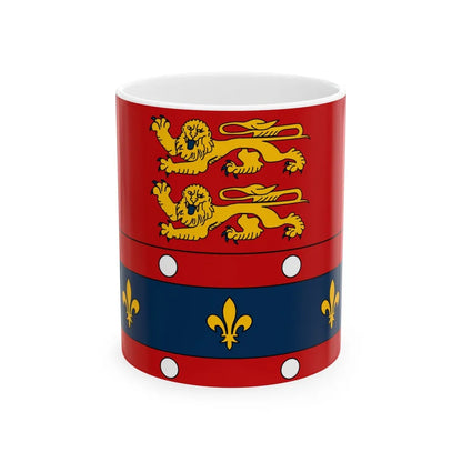 Flag of Orne France 2 - White Coffee Mug-11oz-Go Mug Yourself