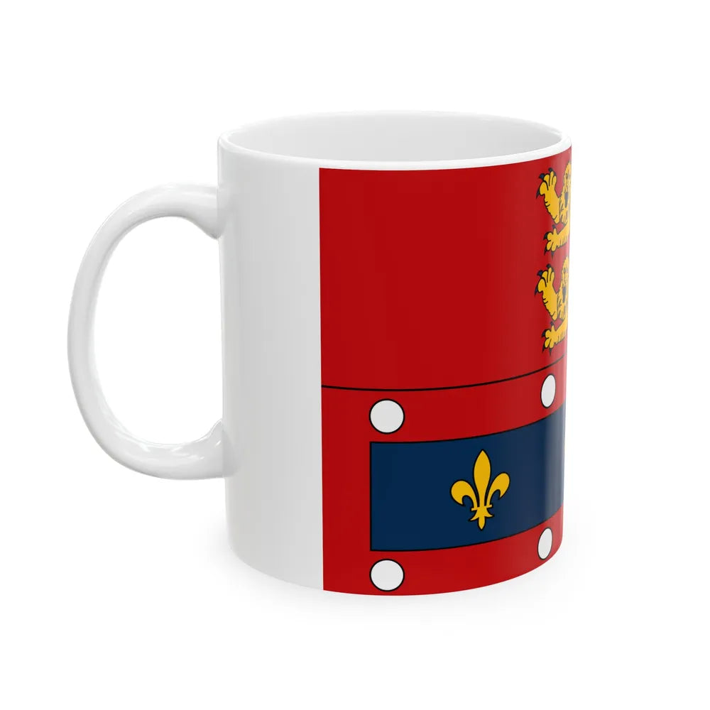 Flag of Orne France 2 - White Coffee Mug-Go Mug Yourself