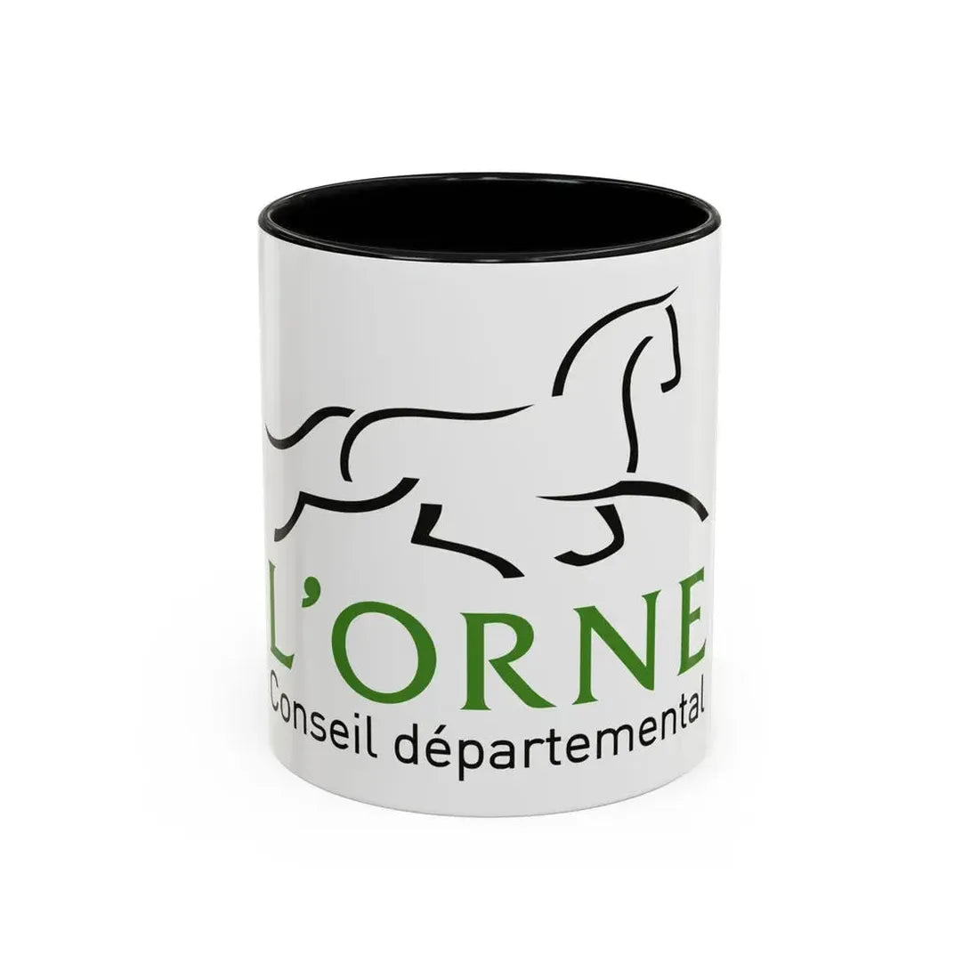 Flag of Orne France - Accent Coffee Mug 11oz Black - Go Mug Yourself
