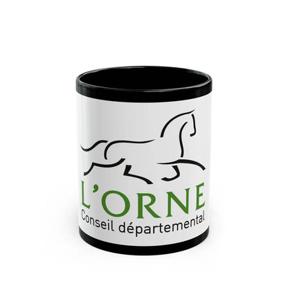 Flag of Orne France - Black Coffee Mug-11oz-Go Mug Yourself