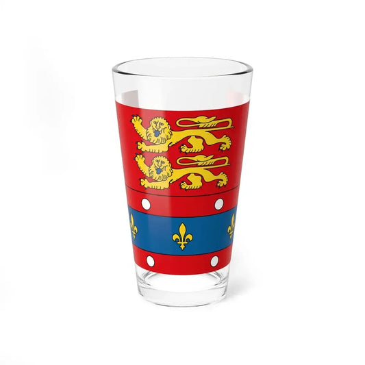 Flag of Orne (France) Pint Glass 16oz 16oz - Go Mug Yourself
