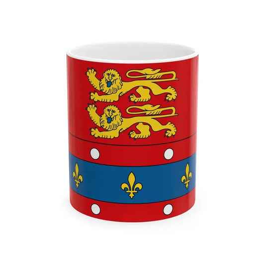Flag of Orne (France) White Coffee Mug 11oz - Go Mug Yourself